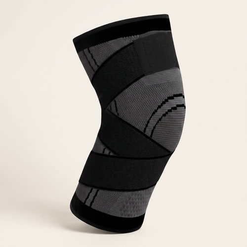 Voria Stride compression knee brace in black