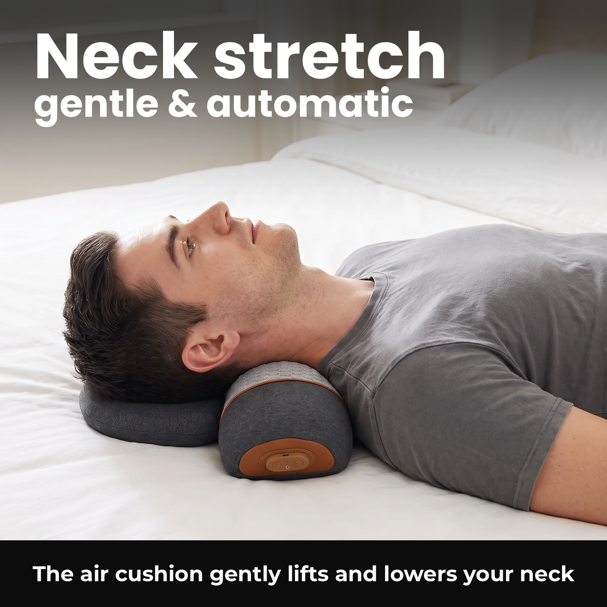 Neck stretch, gentle and automatic