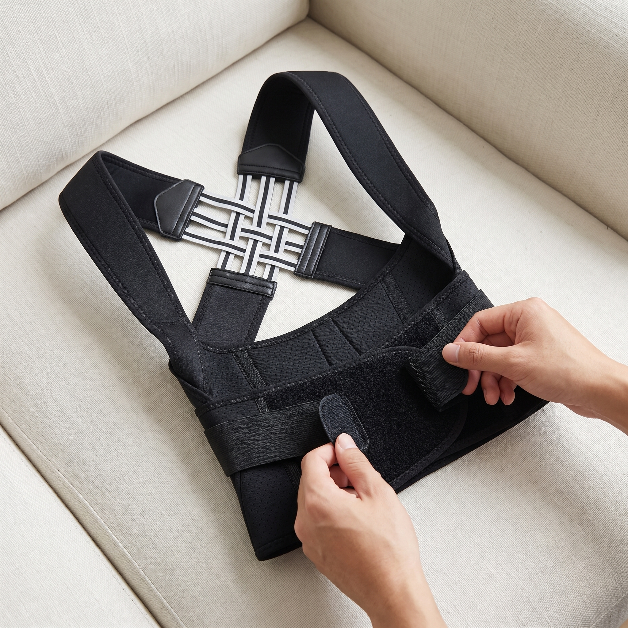 Adjusting the Voria SpineArmor waist closure