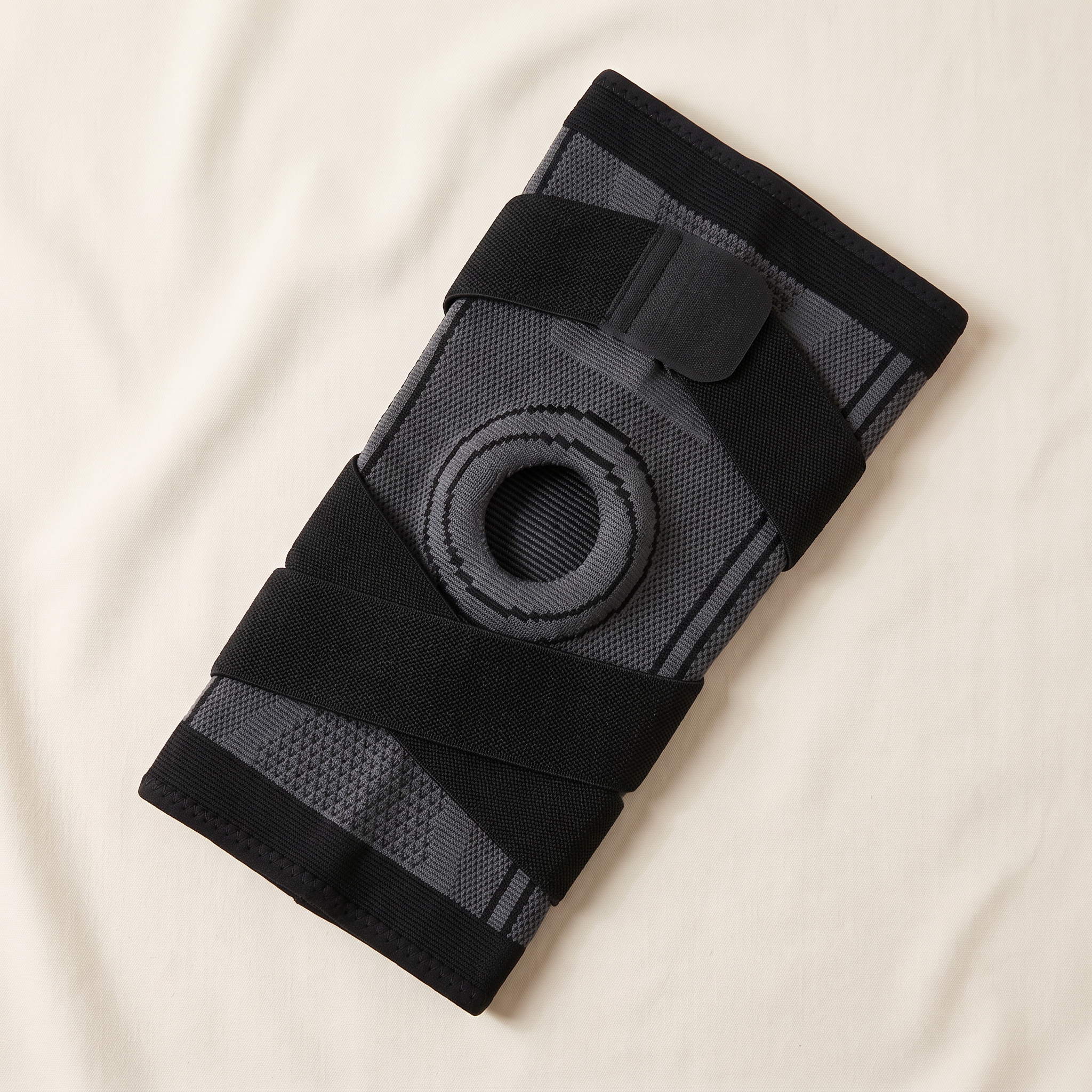 Voria Stride knee brace, flat lay